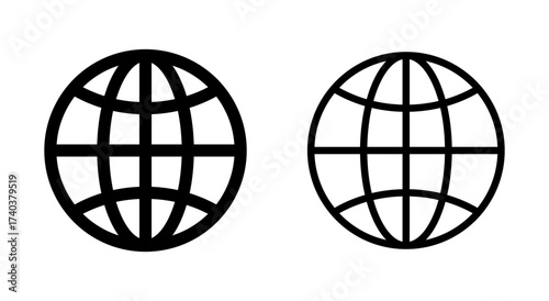 Web icon symbol for apps and websites. go to web sign and symbol. web click icon. Global search icon