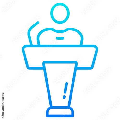 orator gradient icon