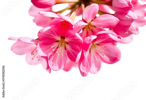 pink flowers, botanical, close-up, detailed, floral, vibrant, natural lighting, high resolution
