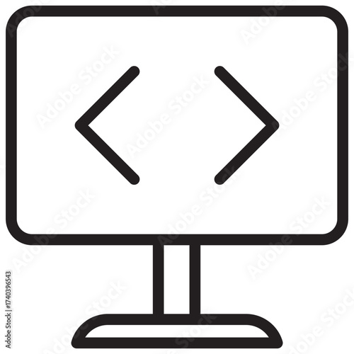 Web Programming Outline Icon