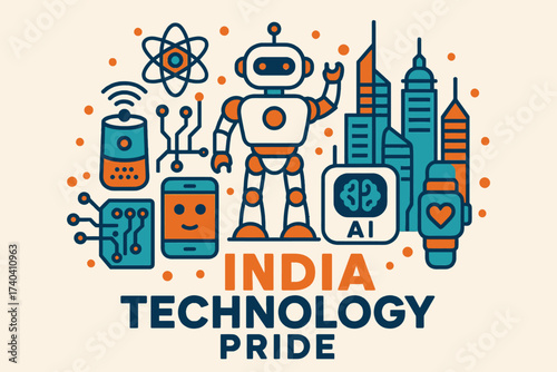 , technology innovation artwork, ai solution graphic, intelligent computing illustration, ai interface design