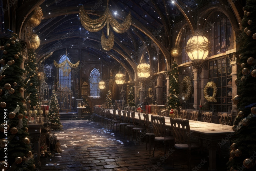 Obraz premium Christmas event architecture building spirituality.