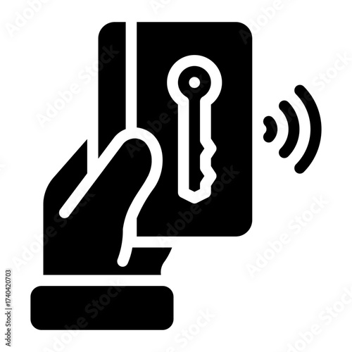 card key glyph icon