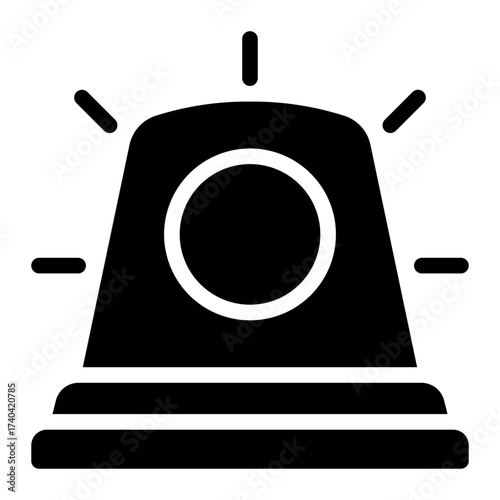 Siren glyph icon