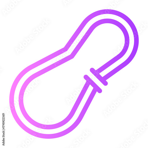carabiner gradient icon