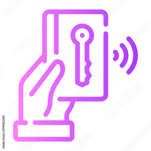 card key gradient icon