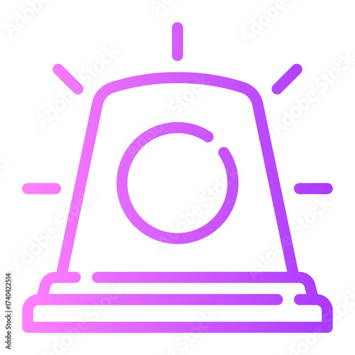 Siren gradient icon