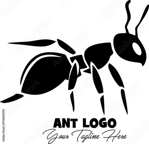 Robotic ant, Metallic insect Robotic, futuristic design, isolated cybernetic ant with glowing accents, robotic insect concept for futuristic