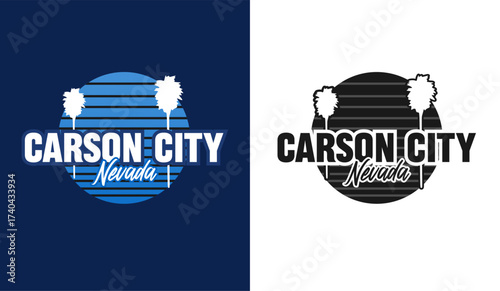 Carson City Nevada with beautiful natural views and skies