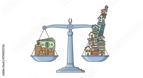 Money versus Real Estate A Balancing Act of Wealth.