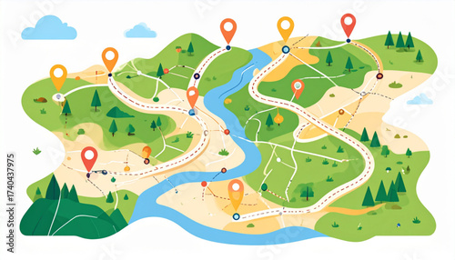Customer Journey Map Scene
