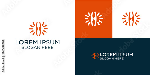 Modern minimal logo design for creative businesses needing a fresh brand identity, showcasing a unique and vibrant icon suitable for diverse industries and applications