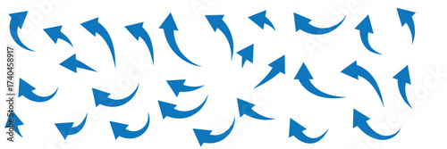 Red arrow curve direction vector. Set of long Red curve arrow icon vector . Red curve arrow icon set. long arrow icon set. curve arrow vector illustration. Curved or arch arrow. Design eps 10