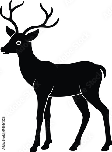 deer silhouette vector
