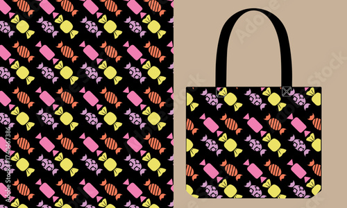 candy pattern design