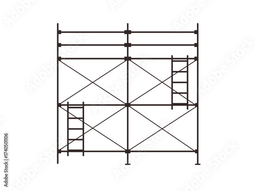 Scaffolding, aluminum prefabricated scaffolding, construction and tool