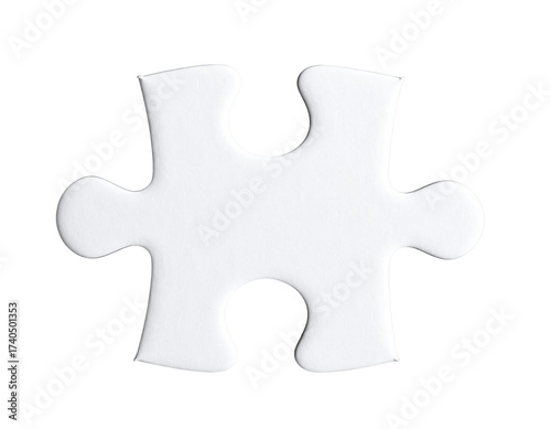 Single Jigsaw Puzzle Piece, Front View, isolated transparent background png (2)