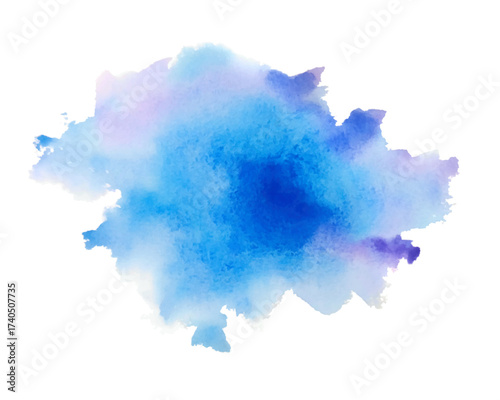 hand painted blue watercolor paint splatter abstract backdrop design