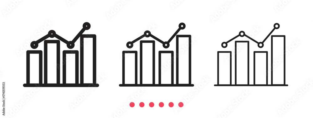 Obraz premium Business icon. Thin line icon vector