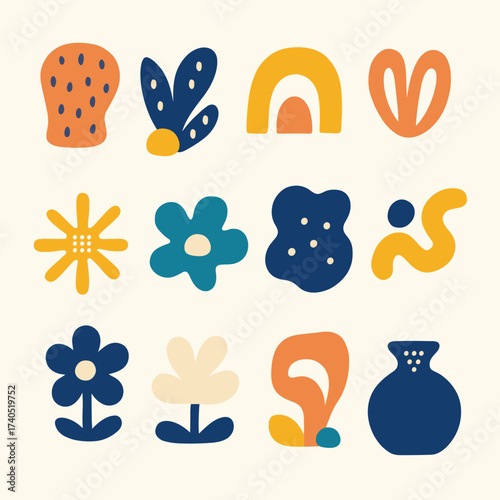 Hand-drawn shapes Vector Illustration #05