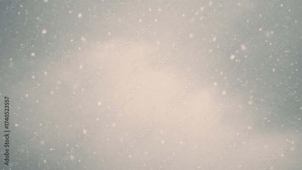 Obraz premium Serene snowfall abstract desktop wallpaper.
