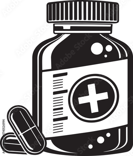 medicine bottle icon
