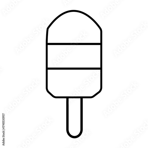 ice cream silhouette icon design template