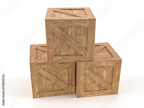 Wooden boxes