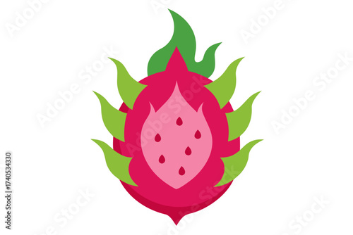 strawberry on a white background