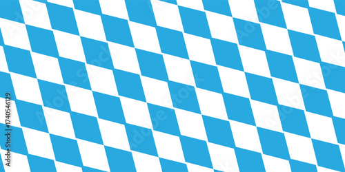 Seamless Bavarian rhombic pattern. Ideal for textiles, packaging, paper printing, simple backgrounds and textures.