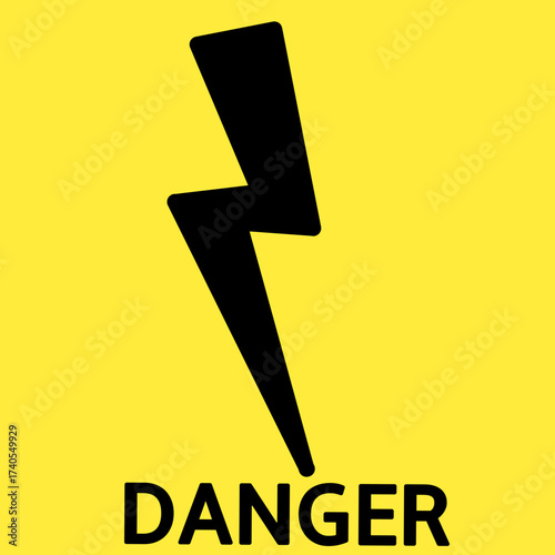high voltage symbol