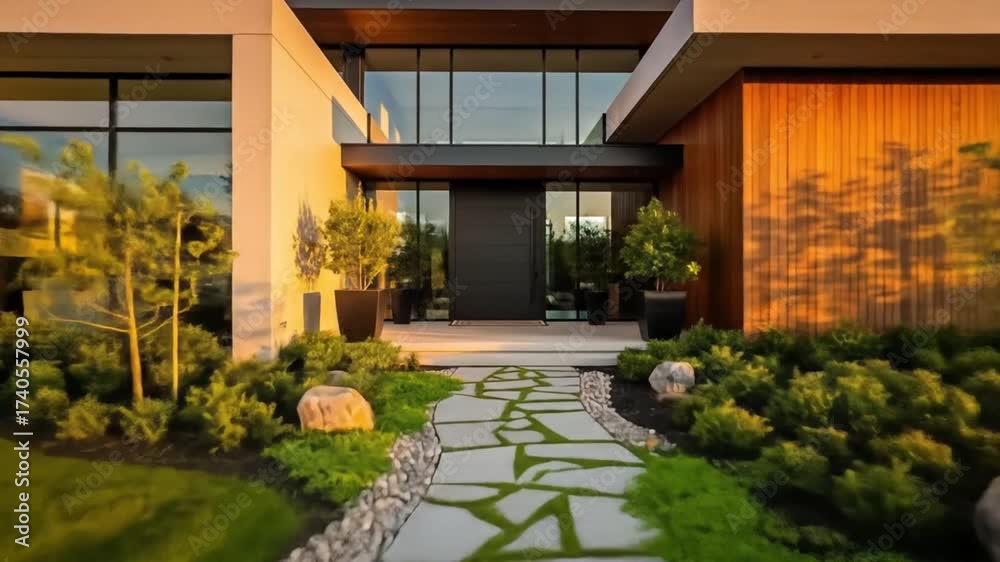 Photo inspiration: Visual Reference: Architectural Showcase Of A Modern Luxury House With Elegant