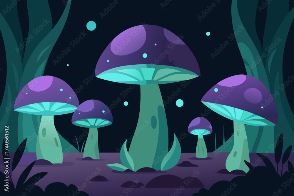 Fototapeta premium mushroom in the forest