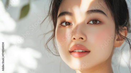 Close up portrait of a woman