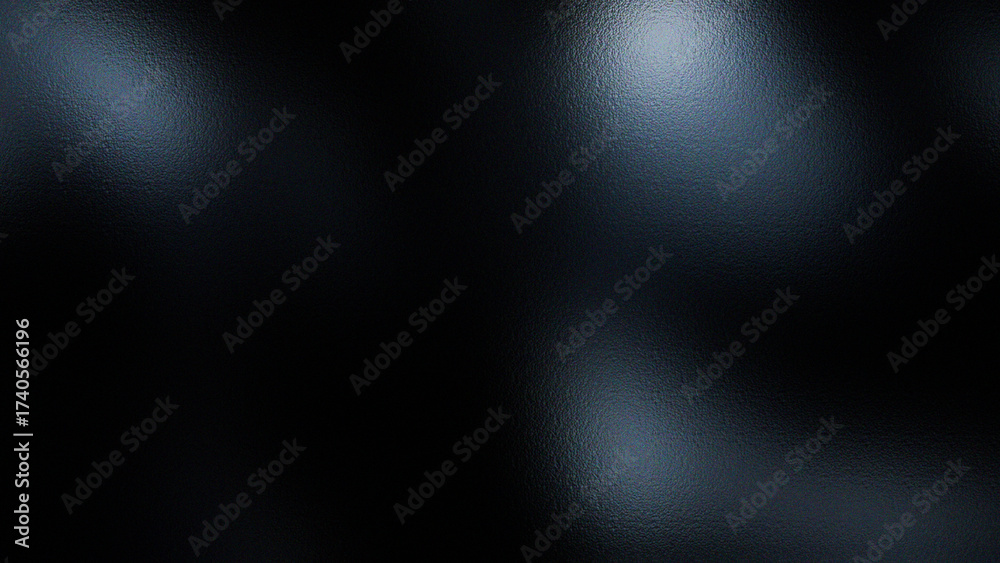 Fototapeta premium Abstract dark background with subtle blue and white light streaks and soft focus bokeh effects