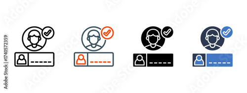 User Login multiple icon style vector illustration