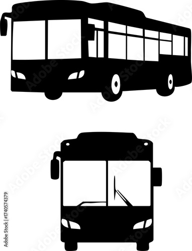 Two types of bus shadows