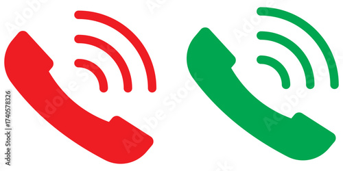 Phone icon, contract icon, contract icon vector, contract phone icon. phone call icon. Telephone call signs. Contact us symbols. Answer and decline symbol modern.