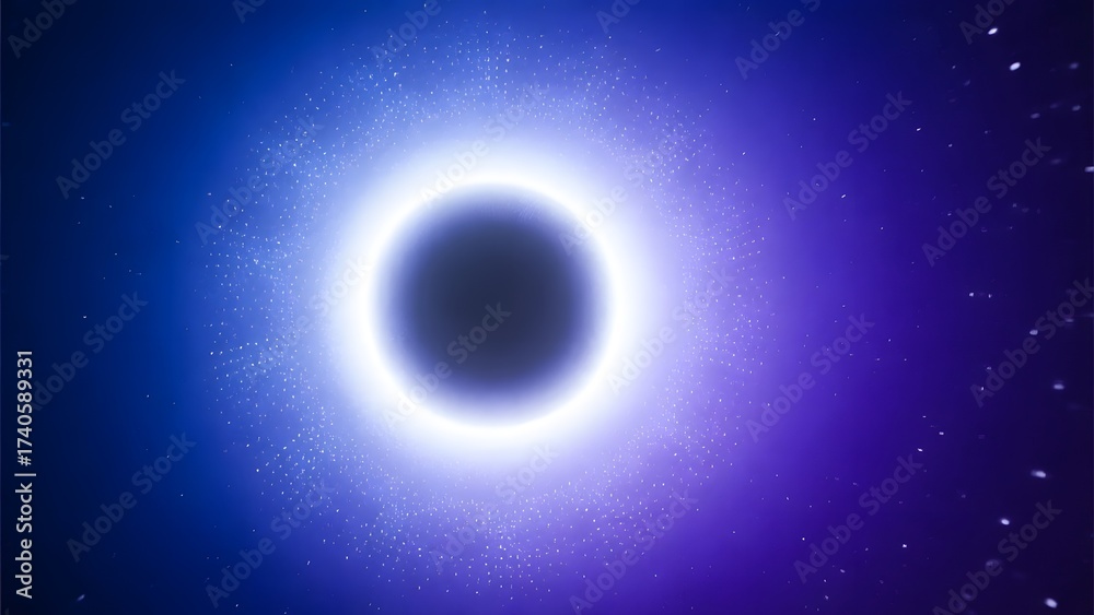 Obraz premium A rendering of an eclipse in space