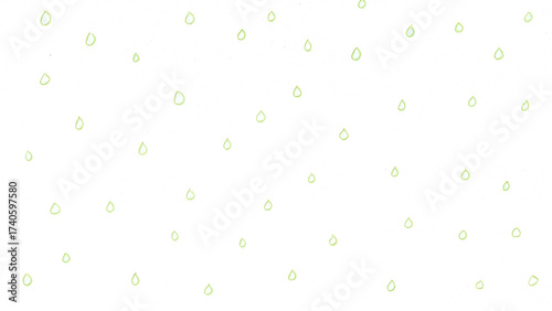 雨t154-0,Hand drawn blue water drop pattern on white background