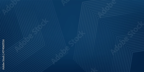 Dark Blue Abstract Background with Glowing Arrow Lines for Technology, Featuring a Futuristic Concept with Modern Shiny Blue Geometric Lines Design, Ideal for Banners, Covers,eps 10.vector