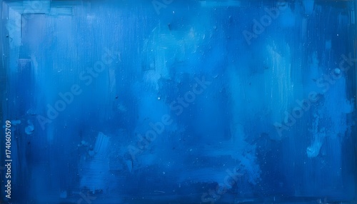 Blue Grunge Painted Texture