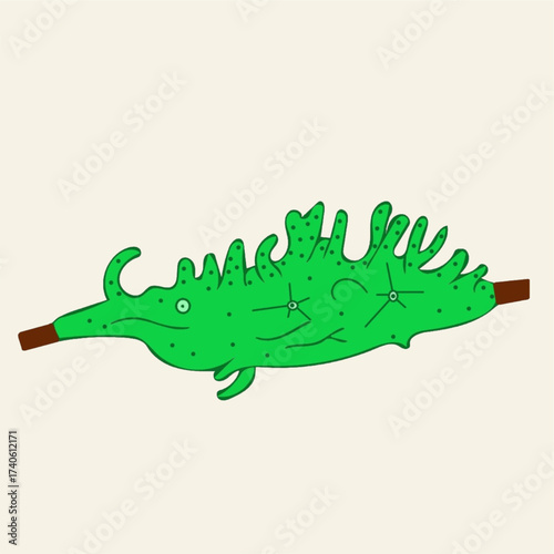 phylum porifera spongilla diagram biology science botany educational illustration.eps