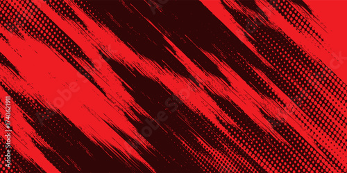 black red dragon decal brush fire volcano lava sakura Asia Japan anime style illustration sporty background. modern