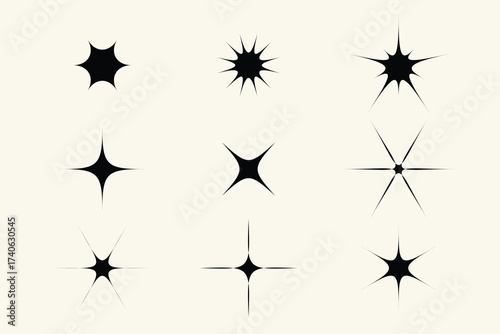 simple y2k aesthetic star blink