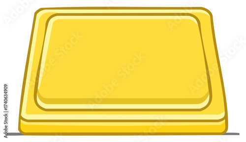 Shiny Gold Bar Shaped Object Displaying Wealth and Value