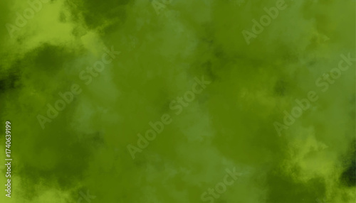 Green Abstract Watercolor Texture Background