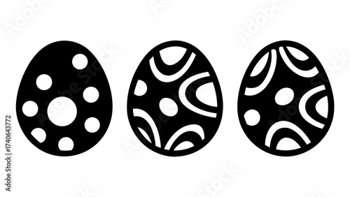 three easter eggs