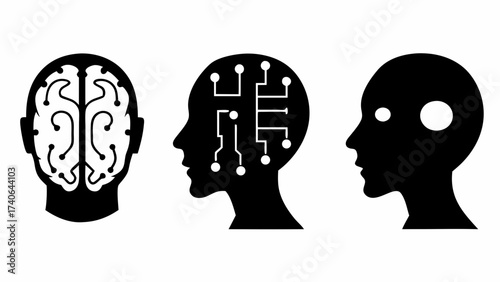 human head silhouette