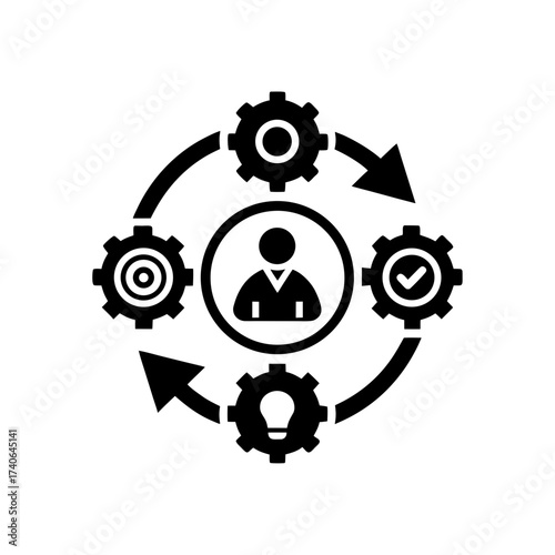 strategic agile methodology acquisition icon